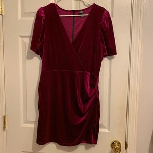 Velvet mini dress